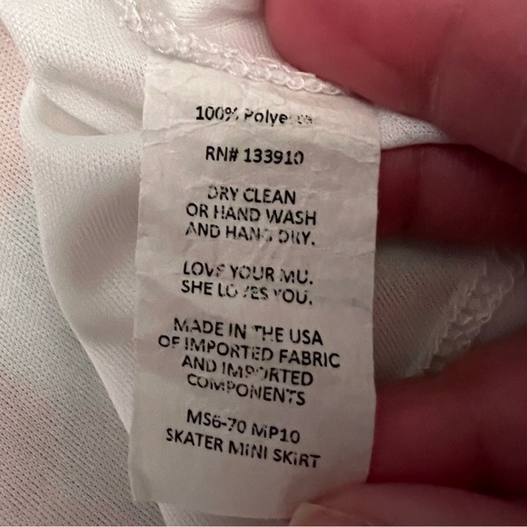 Show Me Your Mumu Skater Mini Skirt Devon Floral Print Blue Pink Lined Size S - Picture 8 of 10